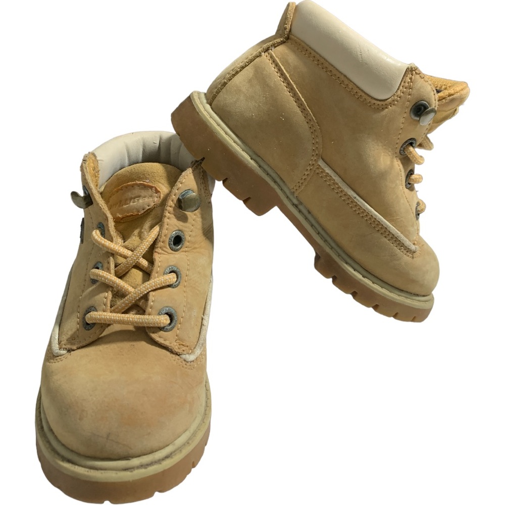 NY LUG.co yellow Ankle Infant Leather Booties Size 8